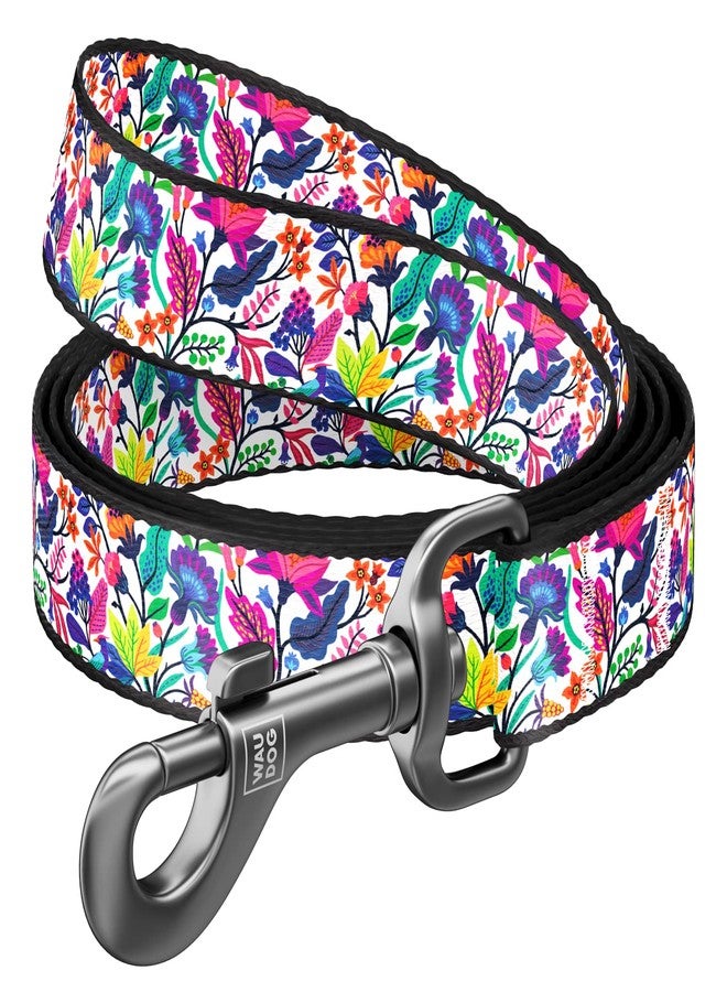 WAUDOG Flower Leash for Dogs - Strong and Durable Dog Leash - Walking & Running Leash for Pet Dogs - Multicolor (20 mm) - Image 1